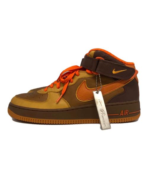 NIKE（ナイキ）NIKE (ナイキ) Nike Air Force 1 Mid PRM QK ブラウン サイズ:28㎝の古着・服飾アイテム
