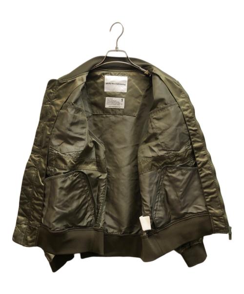 WHITE MOUNTAINEERING（ホワイトマウンテ二アニング）WHITE MOUNTAINEERING (ホワイトマウンテ二アニング) フライトジャケット グリーン サイズ:1の古着・服飾アイテム