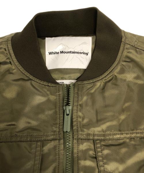 WHITE MOUNTAINEERING（ホワイトマウンテ二アニング）WHITE MOUNTAINEERING (ホワイトマウンテ二アニング) フライトジャケット グリーン サイズ:1の古着・服飾アイテム