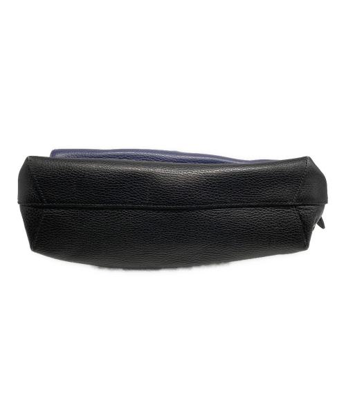 GUCCI（グッチ）GUCCI (グッチ) コスモポリス レザートートバッグ ネイビー×ブラックの古着・服飾アイテム