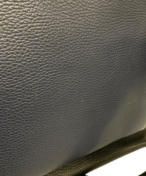 GUCCI（グッチ）GUCCI (グッチ) コスモポリス レザートートバッグ ネイビー×ブラックの古着・服飾アイテム