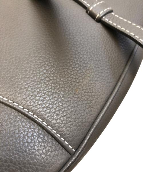 Christian Dior（クリスチャン ディオール）Christian Dior (クリスチャン ディオール) レザーサドルバッグ グレーの古着・服飾アイテム