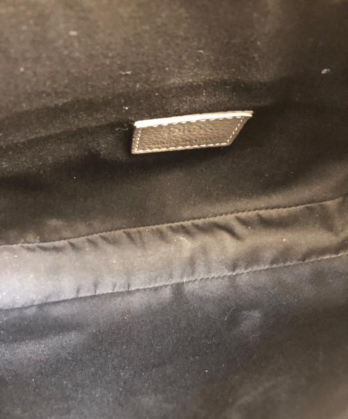 Christian Dior（クリスチャン ディオール）Christian Dior (クリスチャン ディオール) レザーサドルバッグ グレーの古着・服飾アイテム