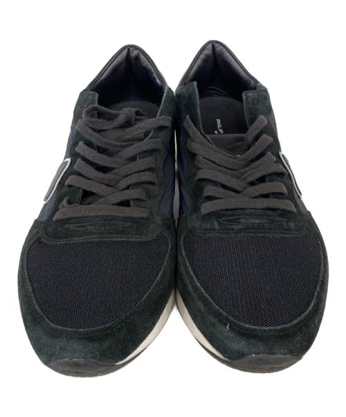 PHILIPPE MODEL（フィリップ モデル）PHILIPPE MODEL (フィリップ モデル) TRPX MONDIAL/ローカットスニーカー ブラック サイズ:42の古着・服飾アイテム