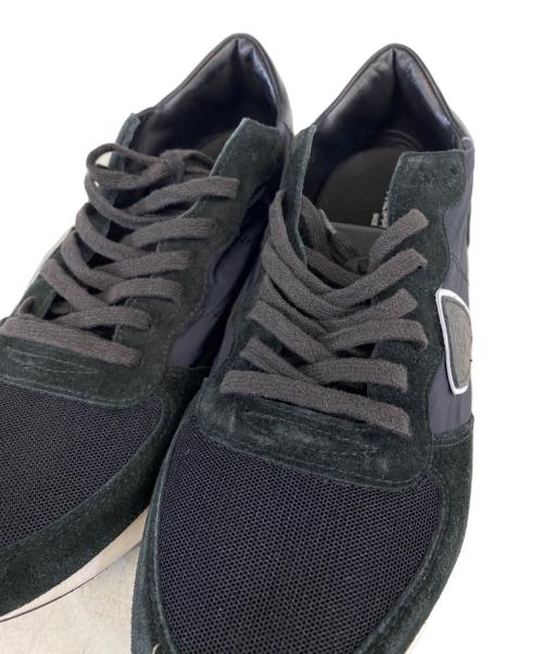 PHILIPPE MODEL（フィリップ モデル）PHILIPPE MODEL (フィリップ モデル) TRPX MONDIAL/ローカットスニーカー ブラック サイズ:42の古着・服飾アイテム