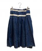 tricot COMME des GARCONSトリココムデギャルソン）の古着「デニムスカート」｜インディゴ