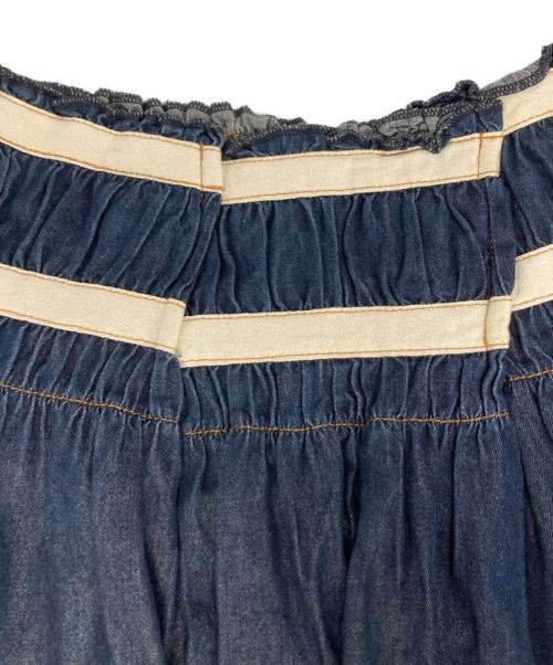tricot COMME des GARCONS（トリココムデギャルソン）tricot COMME des GARCONS (トリココムデギャルソン) デニムスカート インディゴ サイズ:Mの古着・服飾アイテム