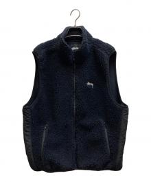 stussy（ステューシー）の古着「Block Sherpa Vest」｜ブラック