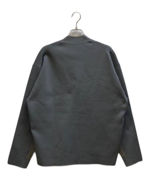 TOMORROW LAND tricot（トゥモローランド トリコ）TOMORROW LAND tricot (トゥモローランド トリコ) ポリエステルミラノリブVネックデザインカーディガン グレー サイズ:Sの古着・服飾アイテム