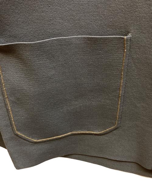 TOMORROW LAND tricot（トゥモローランド トリコ）TOMORROW LAND tricot (トゥモローランド トリコ) ポリエステルミラノリブVネックデザインカーディガン グレー サイズ:Sの古着・服飾アイテム