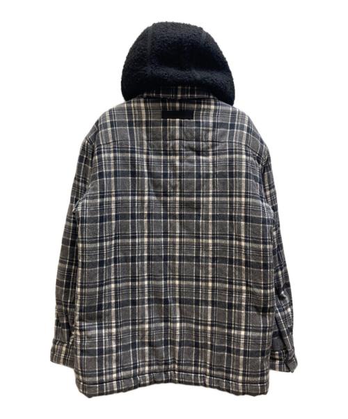 1017 ALYX 9SM（テンセブンティーン アリクス ナインエスエム）1017 ALYX 9SM (テンセブンティーン アリクス ナインエスエム) プレイド パファージャケット グレー サイズ:Sの古着・服飾アイテム