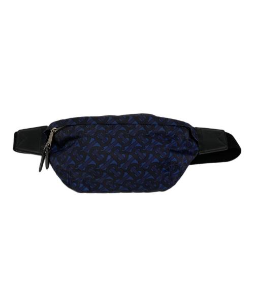 BURBERRY（バーバリー）BURBERRY (バーバリー) TBモノグラム ベルトバッグ ネイビーの古着・服飾アイテム