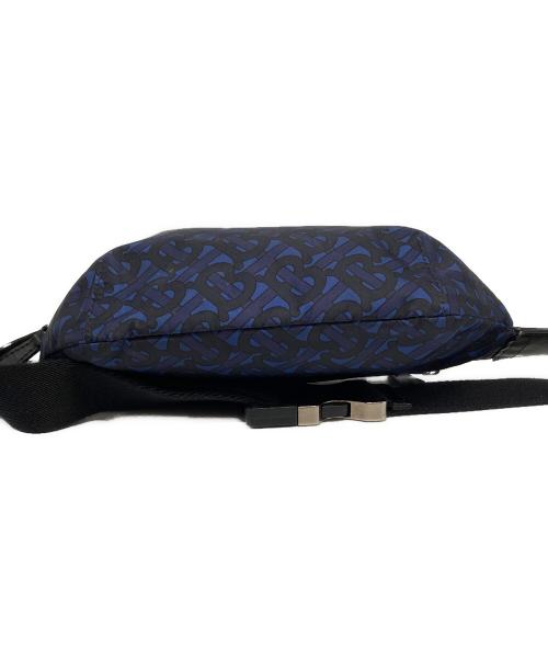 BURBERRY（バーバリー）BURBERRY (バーバリー) TBモノグラム ベルトバッグ ネイビーの古着・服飾アイテム