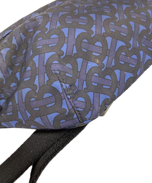 BURBERRY（バーバリー）BURBERRY (バーバリー) TBモノグラム ベルトバッグ ネイビーの古着・服飾アイテム