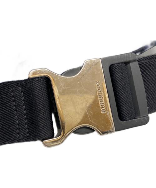 BURBERRY（バーバリー）BURBERRY (バーバリー) TBモノグラム ベルトバッグ ネイビーの古着・服飾アイテム