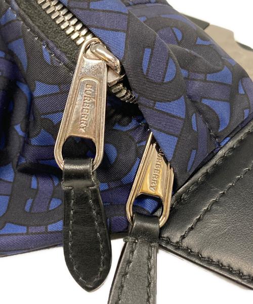 BURBERRY（バーバリー）BURBERRY (バーバリー) TBモノグラム ベルトバッグ ネイビーの古着・服飾アイテム