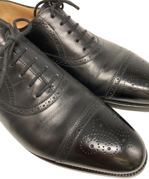 JOHN LOBB（ジョンロブ）JOHN LOBB (ジョンロブ) SAUNTON メダリオントゥシューズ ブラック サイズ:5 1/2Eの古着・服飾アイテム