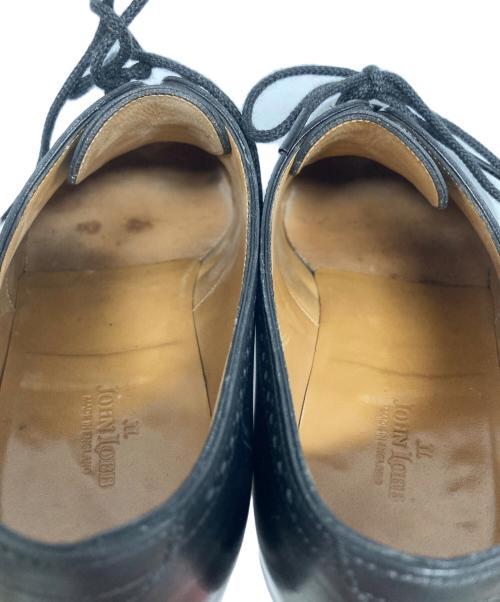 JOHN LOBB（ジョンロブ）JOHN LOBB (ジョンロブ) SAUNTON メダリオントゥシューズ ブラック サイズ:5 1/2Eの古着・服飾アイテム
