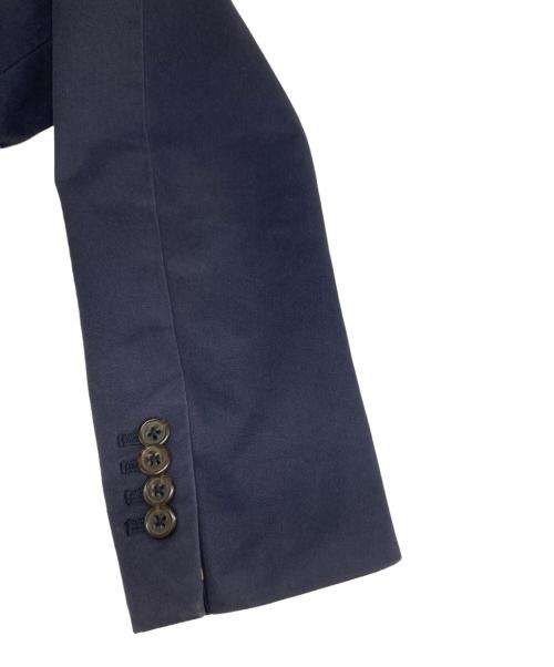 POLO RALPH LAUREN（ポロ・ラルフローレン）POLO RALPH LAUREN (ポロ・ラルフローレン) コットンテーラードジャケット ネイビー サイズ:XSの古着・服飾アイテム