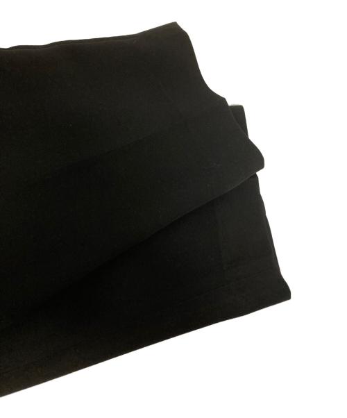 N.HOOLYWOOD（エヌ ハリウッド）N.HOOLYWOOD (エヌ ハリウッド) EASY SLACKS ブラック サイズ:38の古着・服飾アイテム