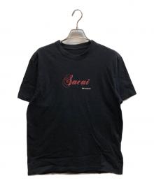 sacai×FRAGMENT DESIGN（サカイ×フラグメントデザイン）の古着「プリントTシャツ / 19-02025」｜ブラック