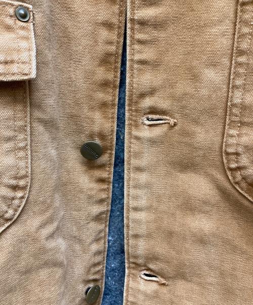 CarHartt（カーハート）CarHartt (カーハート) 裏ブランケットミシガンチョアコート ベージュ サイズ:XLの古着・服飾アイテム