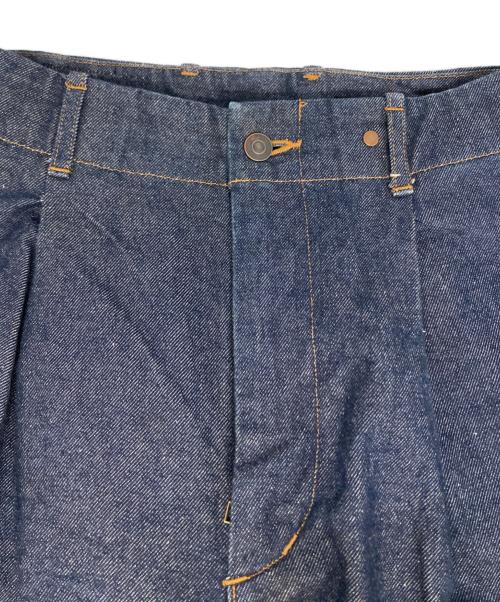 My Beautiful Landlet（マイビューティフルランドレット）My Beautiful Landlet (マイビューティフルランドレット) ワイドデニムパンツ インディゴ サイズ:1の古着・服飾アイテム