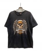 HARLEY-DAVIDSONハーレーダビッドソン）の古着「プリントTシャツ」｜ブラック