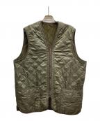 Barbourバブアー）の古着「Polarquilt Zip Liner/MLI0002」｜グリーン