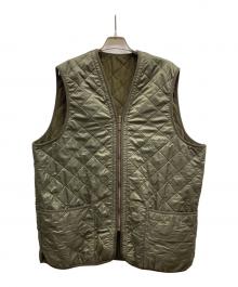 Barbour（バブアー）の古着「Polarquilt Zip Liner/MLI0002」｜グリーン