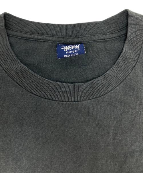 stussy（ステューシー）stussy (ステューシー) プリントTシャツ ネイビー サイズ:Lの古着・服飾アイテム