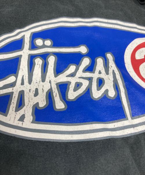 stussy（ステューシー）stussy (ステューシー) プリントTシャツ ネイビー サイズ:Lの古着・服飾アイテム