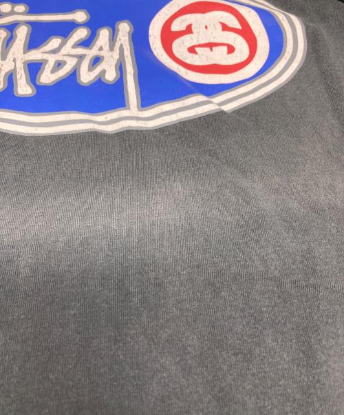 stussy（ステューシー）stussy (ステューシー) プリントTシャツ ネイビー サイズ:Lの古着・服飾アイテム