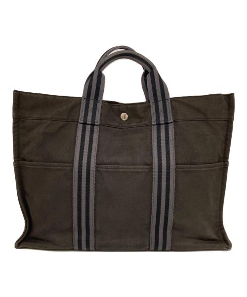 HERMES（エルメス）HERMES (エルメス) フールトゥMMトートバッグ ブラックの古着・服飾アイテム