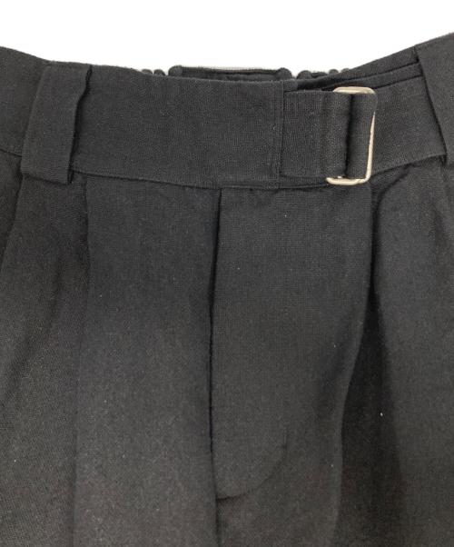 barbell object（バーベルオブジェクト）barbell object (バーベルオブジェクト) ベルトジッパーパンツ ブラック サイズ:2の古着・服飾アイテム