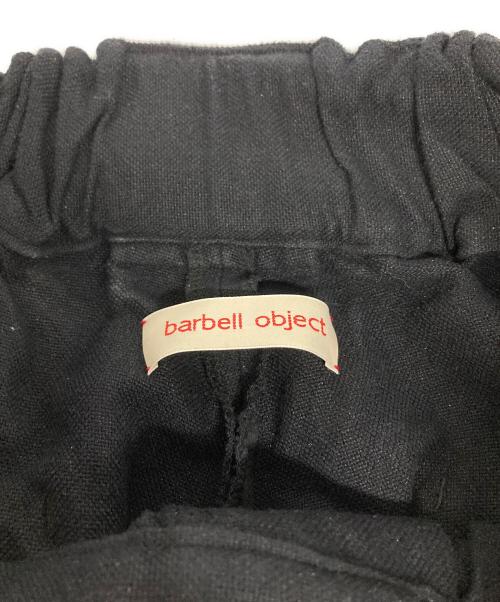 barbell object（バーベルオブジェクト）barbell object (バーベルオブジェクト) ベルトジッパーパンツ ブラック サイズ:2の古着・服飾アイテム