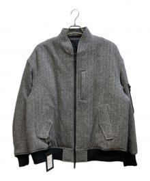 TARO HORIUCHI（タロウホリウチ）の古着「3D Collar MA-1」｜グレー