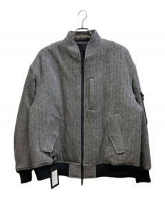 【美品】SOFTHYPHEN LAYER FRONT PUFFER JACKET 中古・古着通販】SOFTHYPHEN (ソフトハイフン) LAYER FRONT PUFFER