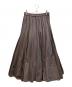 mizuiro-ind（ミズイロインド）の古着「コットンフレアスカート」｜ブラウン