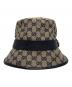 GUCCI (グッチ) GGキャンバス バケットハット ブラウン サイズ:L：30000円