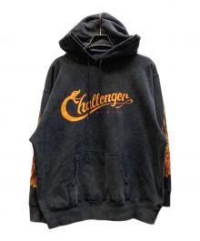 CHALLENGER（チャレンジャー）の古着「SNAKING LOGO HOODIE」｜ブラック