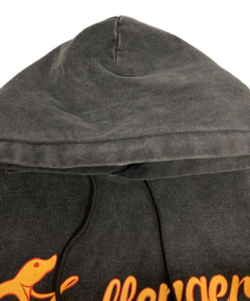 CHALLENGER（チャレンジャー）CHALLENGER (チャレンジャー) SNAKING LOGO HOODIE ブラック サイズ:Lの古着・服飾アイテム