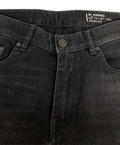 PT TORINO（ピーティートリノ）PT TORINO (ピーティートリノ) ROCK SKINNYデニムパンツ ブラック サイズ:32の古着・服飾アイテム