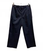 GOLDWINゴールドウイン）の古着「ONE TUCK STRAIGHT PANTS」｜ブラック