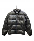 Schottショット）の古着「レザーダウンジャケット」｜ブラック