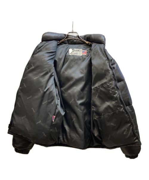 Schott（ショット）Schott (ショット) レザーダウンジャケット ブラック サイズ:40の古着・服飾アイテム
