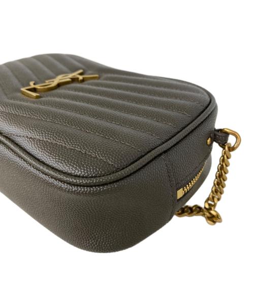 Saint Laurent Paris（サンローランパリ）Saint Laurent Paris (サンローランパリ) ルー チェーンショルダーバッグ グレーの古着・服飾アイテム