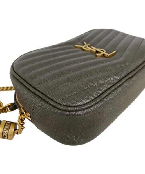 Saint Laurent Paris（サンローランパリ）Saint Laurent Paris (サンローランパリ) ルー チェーンショルダーバッグ グレーの古着・服飾アイテム