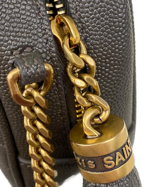 Saint Laurent Paris（サンローランパリ）Saint Laurent Paris (サンローランパリ) ルー チェーンショルダーバッグ グレーの古着・服飾アイテム