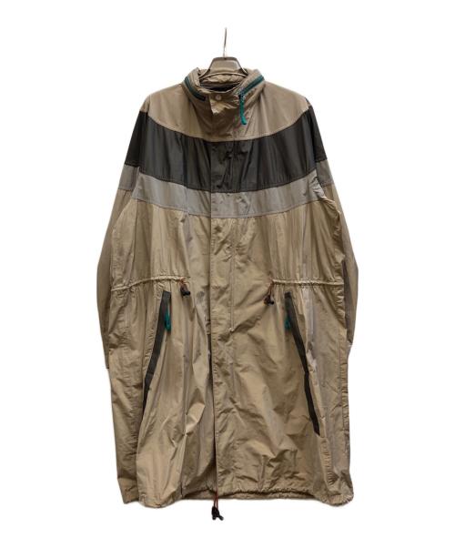 KOLOR（カラー）KOLOR (カラー) ナイロンスタンドカラーコート ベージュ サイズ:3の古着・服飾アイテム